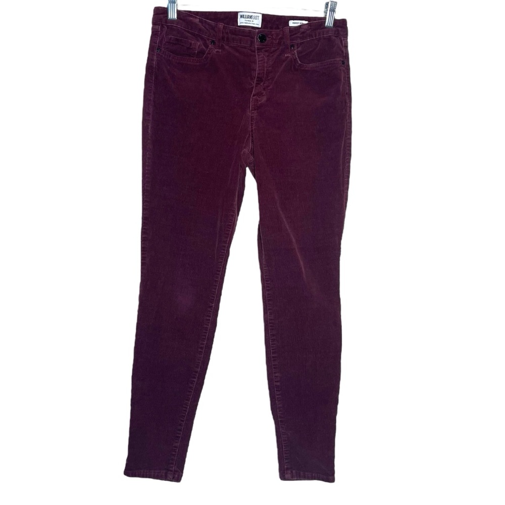 William Rast Plum Corduroy Perfect Skinny‎ Pants